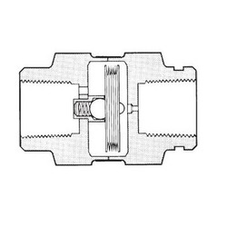 Spirax Sarco TSS300 Balanced Pressure Thermostatic Steam Trap Line Drawing