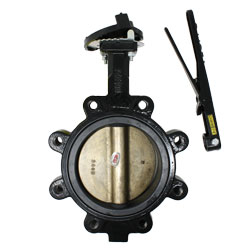 Apollo WD141 Lug Butterfly Valve with Lever Unassembled