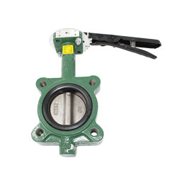 Crane Centerline Lug Butterfly Valve with Lever Handle