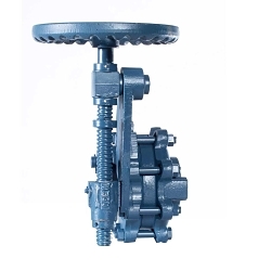 Everlasting 4060-A Slow Opening Boiler Blowdown Valve, Back View