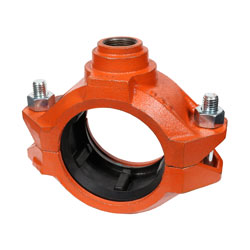 Gruvlok FIG 7042 Painted Threaded Outlet Coupling