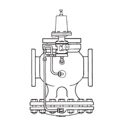 Spirax Sarco 6" 25P Pressure Reducing Valve Drawing