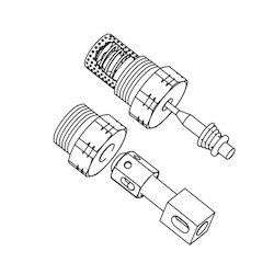 Spirax Sarco APT14HC Inlet/Exhaust Valve Line Drawing
