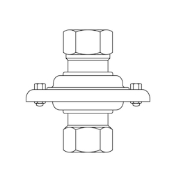 Spirax Sarco AVM7 Air Vent with Screwed Ends Illustration
