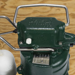 M98 Sump Pump Nameplate