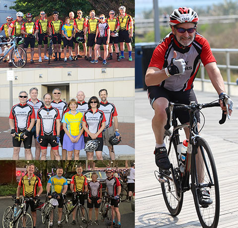 Team Cooney Biking Team and Bill Cooney