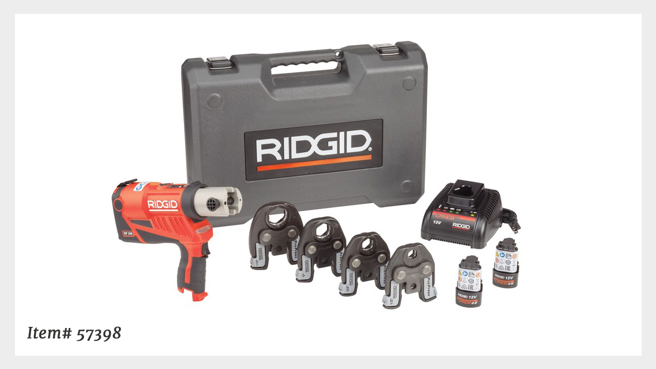 RIDGID RP 240 Press Tool Kit 57398