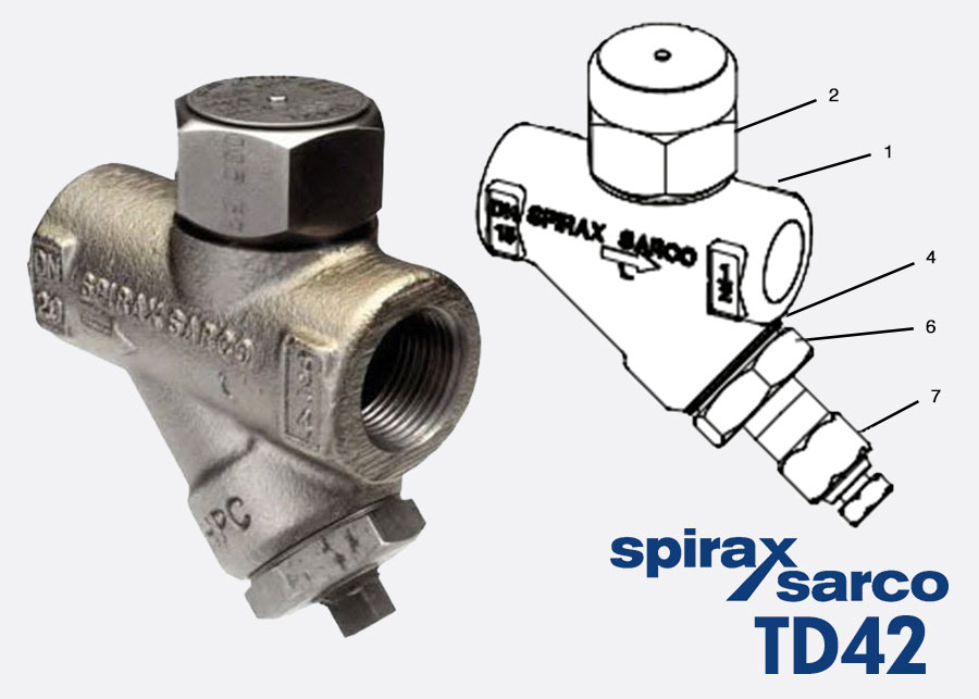 Go to brand page Spirax Sarco TD42 Thermodynamic Steam Traps