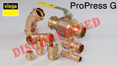 Viega ProPress G discontinued