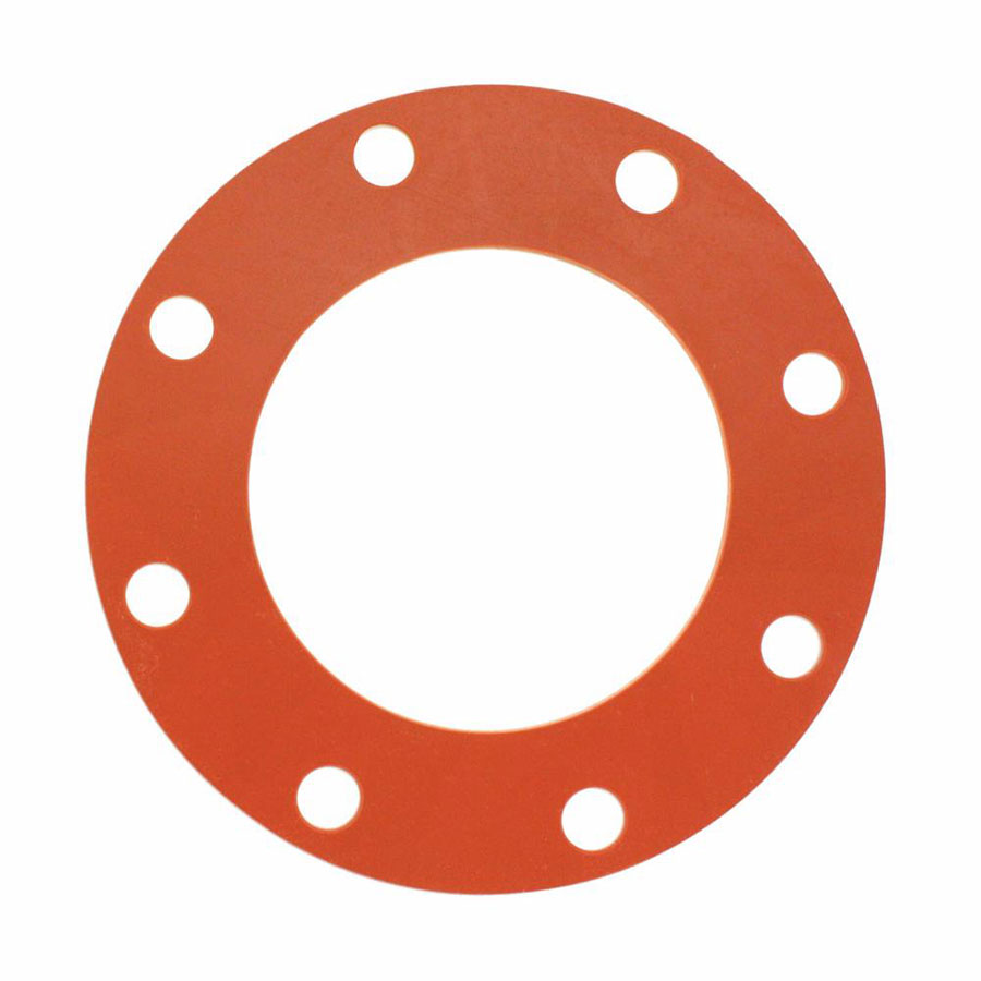 Red Rubber Full Face Gasket