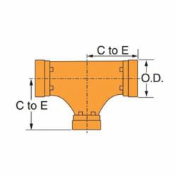 GRUVLOK  FIG 7061 Pipe Reducing Tee