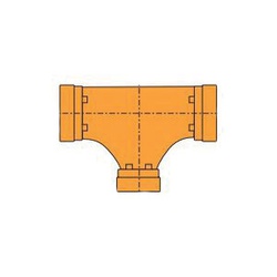 GRUVLOK FIG 7061 Standard Reducing Tee Drawing