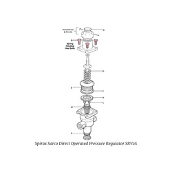 Spirax Sarco BRV2S Spare Parts - Hex Bolt Set