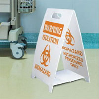 COVID Biohazard signs