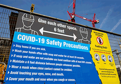 Covid Jobsite Safety Banner